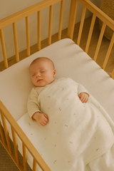 Draps moussline léger fleuries 88x100 cm - 0m+