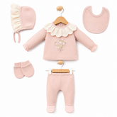 Pack naissance bouquet fleury 5 pcs coton