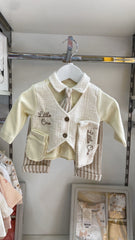 Pack naissance Little One classy boy 5 pcs coton