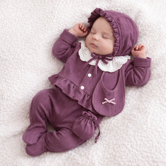 Pack naissance classe absolue girly 5 pcs coton