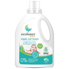 Ecolunes Adoucissant bébé écologique et Hypoallergénique - 22 lavages - 1 L