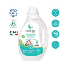 Ecolunes Lessive Bébé Écologique Hypoallergénique 2L