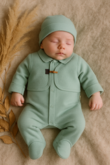 Grenouillère Gilet unique Baby boy coton