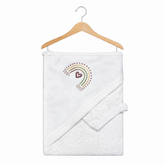 Coffret Cape de bain Arc en ciel 1 gant 80x90 cm