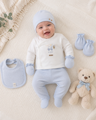 Coffret naissance Mini Adventure 5 pcs coton