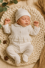 Pack naissance froufrou fleurs 5 pcs coton