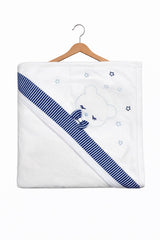 Cape de bain nounours somnole 75 x75 cm
