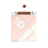 Cape de bain Lapine dort 80x90 cm