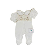 Grenouillère Trio fleury coton 1 pcs