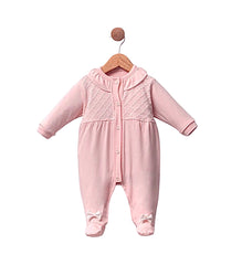 Grenouillère unie effet mtrouz coton 1 pcs