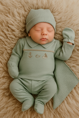 Pack naissance petit bateau 5 pcs coton