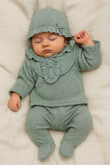 Pack naissance 2 jolies nœud centrés sur col 5 pcs coton