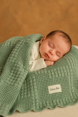 Couverture gaufrée 90x100 cm - Grass Green