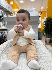 Tenue 3 pcs Happy Boy gilet pull pantalon