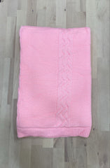 Couverture Triko welsoft épaisse molletonnée 85x95 cm – Rose Fushia