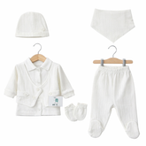 Pack naissance effet gilet super classy boy 5 pcs coton