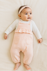 Salopette doubles poches 2 pcs coton