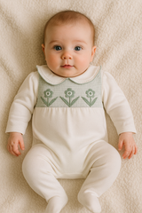 Grenouillère Trio fleury coton 1 pcs