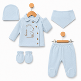 Pack naissance BEAR 5 pcs velours