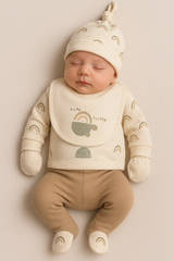 Pack naissance Tortue pocket 5 pcs coton unisexe