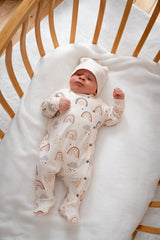 Grenouillère Tribe 1 bonnet coton unisexe