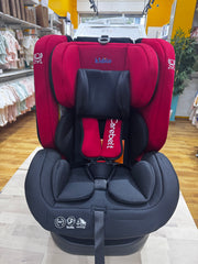 Siège auto Kidilo RED BLACK isofix rotatif 360 groupe 1 2 3 0-36 KG