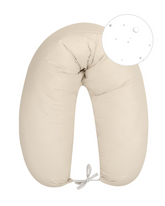Kikkaboo - Coussin de grossesse et d’allaitement Dream Big Beige