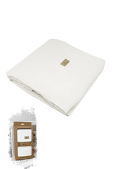 Couverture Ekru mousseline organic 120x120 cm 4 layers - 0m+
