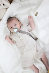 Couverture Ekru mousseline organic 120x120 cm 4 layers - 0m+