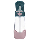 B.box Gourde avec paille 450 ml - Indigo Rose