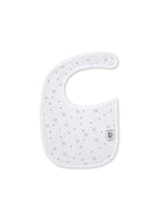 Interbaby - Pack de 2 Bavoirs velcro 20x30cm Mod sleep rose 0/6 mois