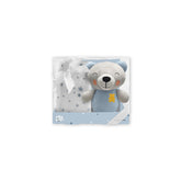 Interbaby - Coffret couverture 80x110 cm + Peluche Mod Osito Bleu