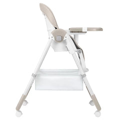 Kikkaboo – Chaise Haute Pliable Spicy – Beige – Compacte & Réglable 6m+