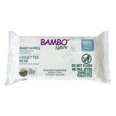Bambo - Lingettes bambo nature 99% d'eau 64 u