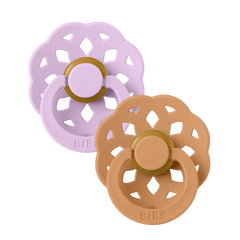 Lot de 2 sucettes Boheme - Violet Sky/Pumpkin BIBS