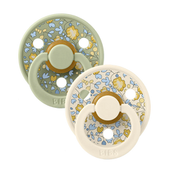 Lot de 2 sucettes Eloise Sage Mix - BIBS x LIBERTY