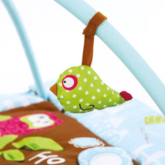 Ludi - Tapis d'éveil Chouette Bleu 0m+