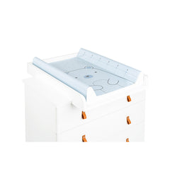 Matelas à langer en PVC 70х50cm Bear with me Bleu - Kikkaboo