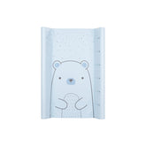 Matelas à langer en PVC 70х50cm Bear with me Bleu - Kikkaboo
