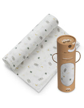 Interbaby - Draps lange mousseline 120x120 cm Koala Boy Girl