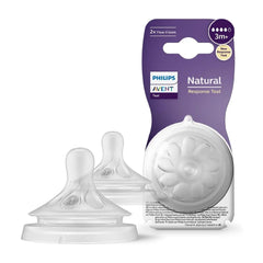 Philips Avent – Lot de 2 Tétines Natural Response 3M+