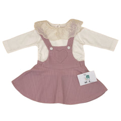 Robe jolie cœur avec pull 2 pcs