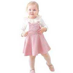 Robe jolie cœur avec pull 2 pcs