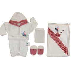 Coffret sortie de bain Petits bateaux 4 pcs