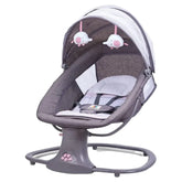 Balancelle 3en1 Multifonction Musical Mastela gris clair rose