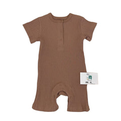 Barboteuse unie marron unisexe 1 pcs