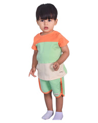 Tenue multi color boy style 2 pcs