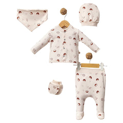 Pack naissance Coconut 5 pcs unisexe coton bio