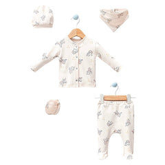 Pack naissance licornes 5 pcs coton bio