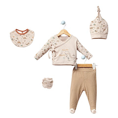 Pack naissance Dino 5 pcs coton